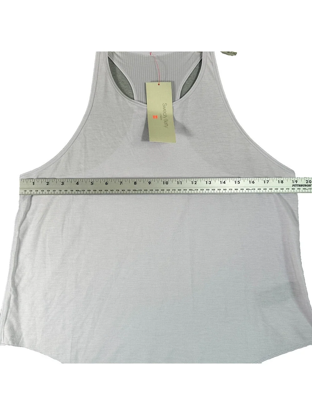 Sweaty Betty Breathe Easy Run Tank Top in Muted Lavender - Large